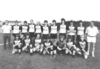 Mannschaft in der Bezirksliga Saison 1984/85